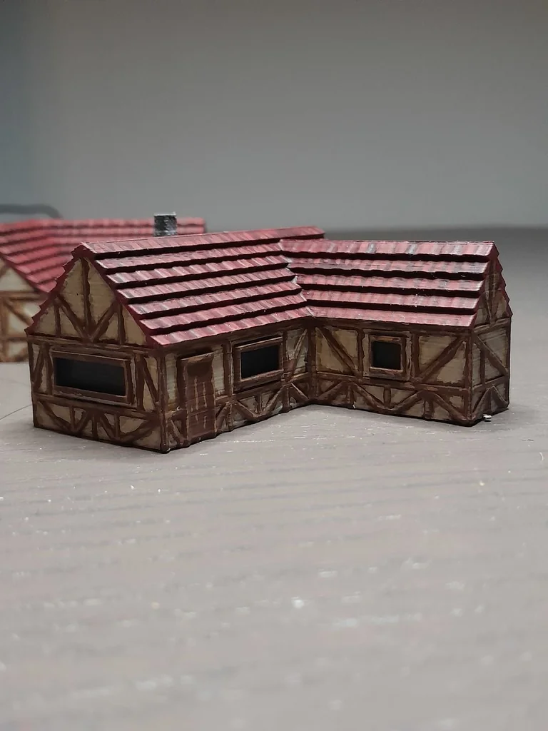 10мм Деревянный Каркасный Дом 1