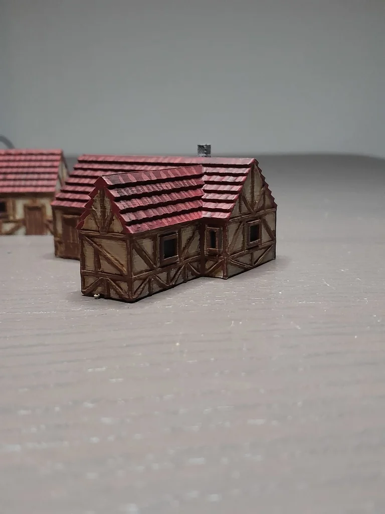 10мм Деревянный Каркасный Дом 1