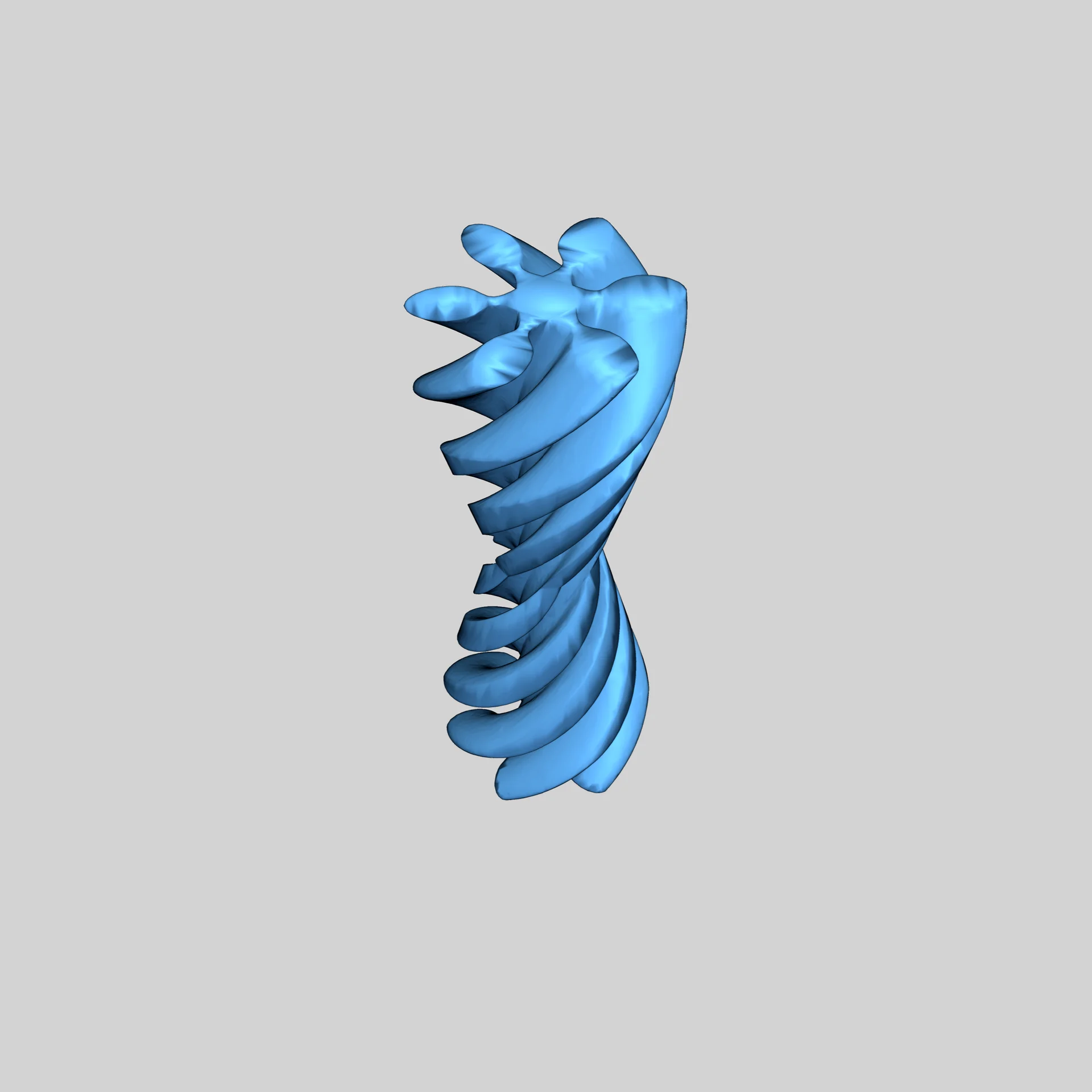 Модель "Песочные часы" с спиральным проходом