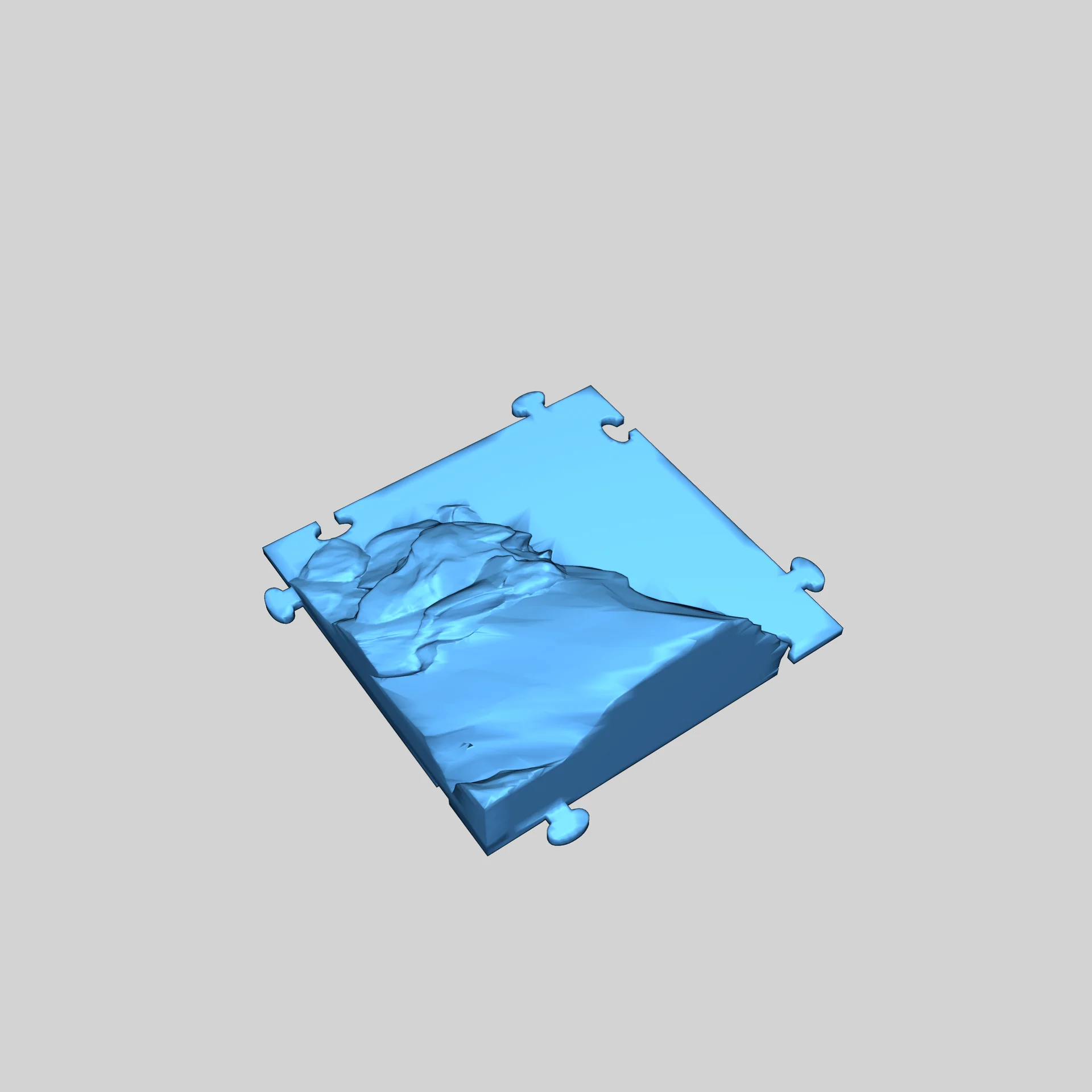 Модель: Микро-краулер рельеф, набор из 4 частей V1