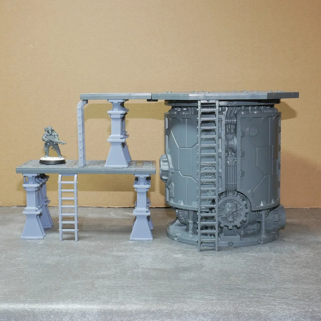 Лестница в стиле Sector Mechanicus (короткая)