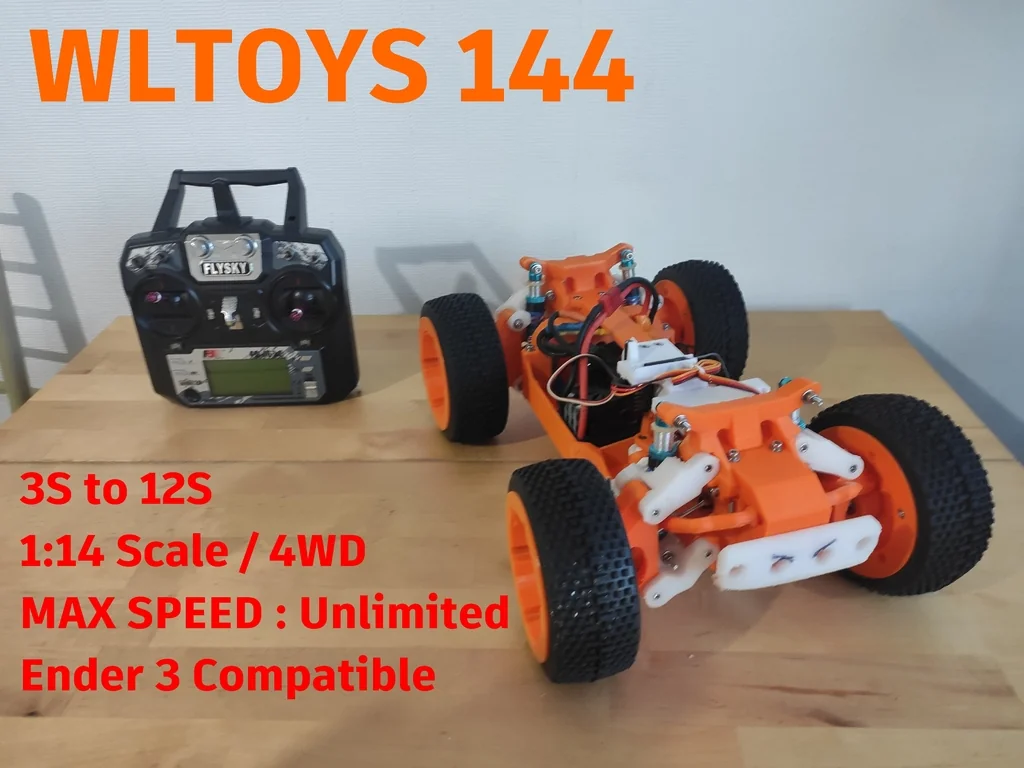 Модель V6 WLTOYS 144 RC TRUGGY 1:14