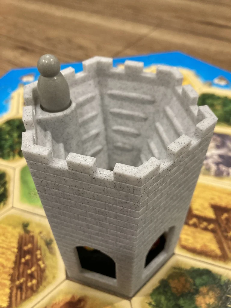 Кубическая башня для игры Catan