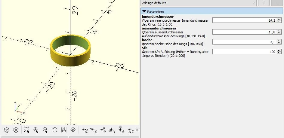 Ассистент для создания толеранс-колец