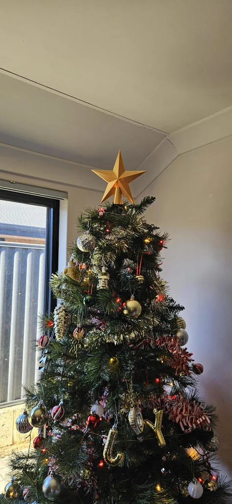 Звезда для рождественской елки 3D