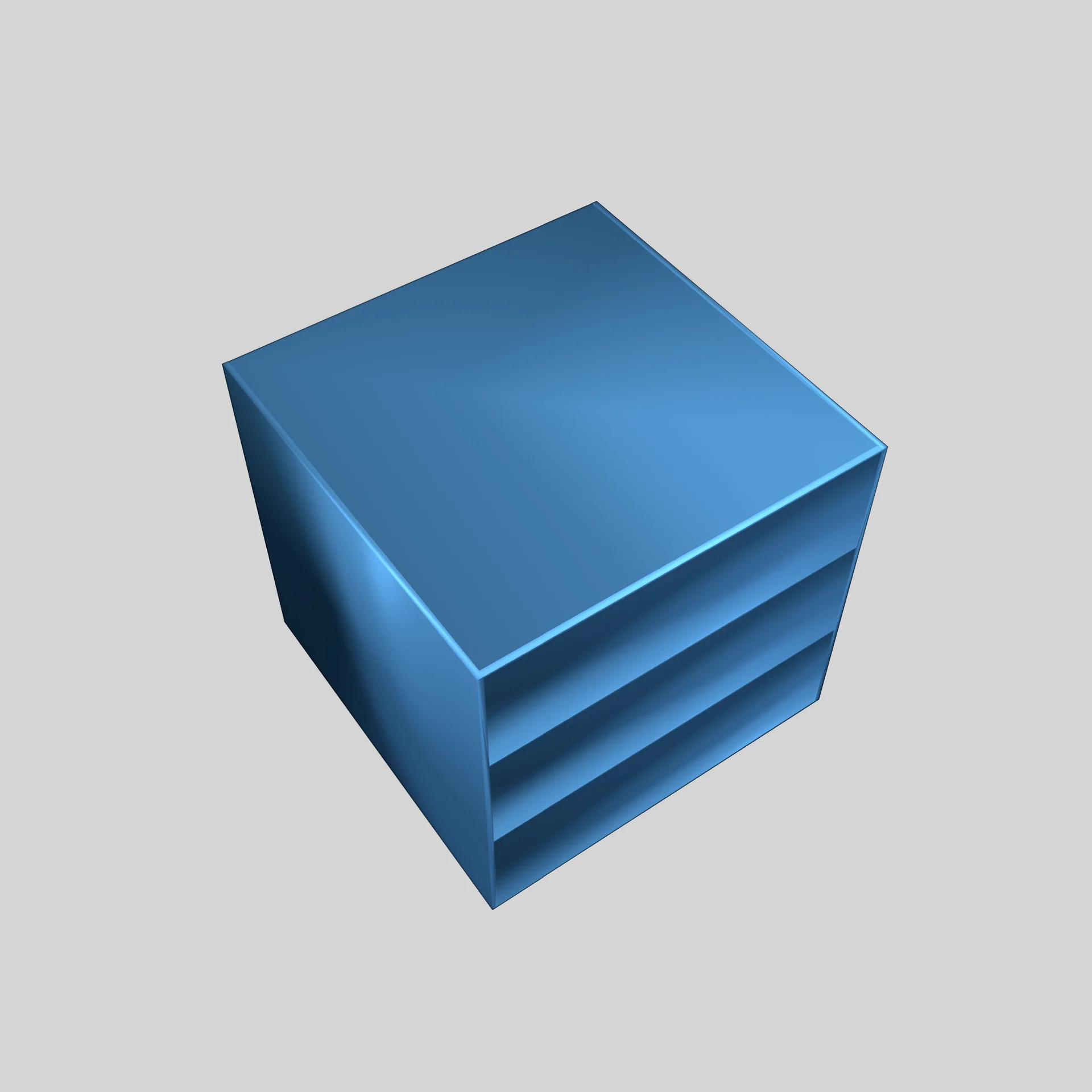 Модель ящика для хранения кабелей