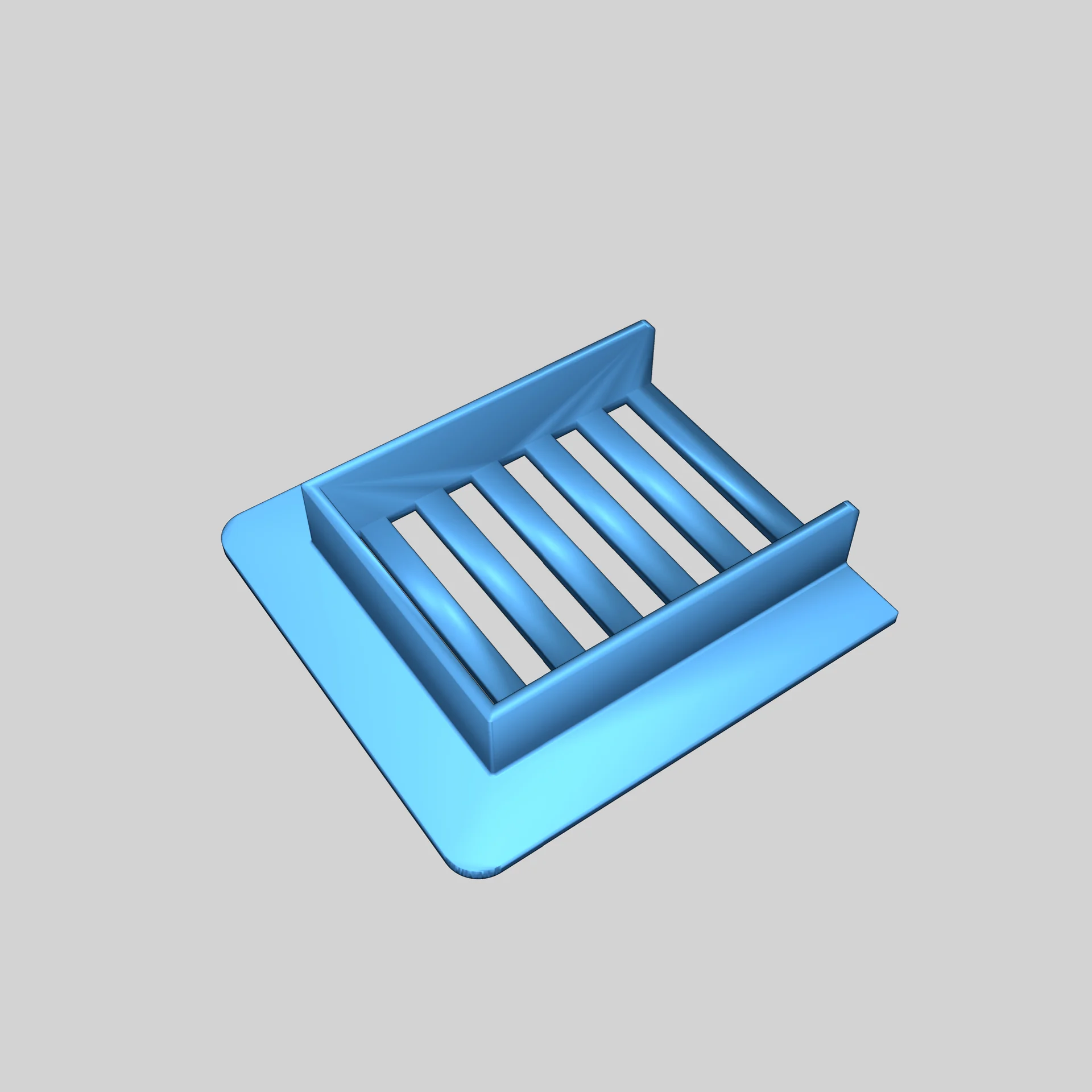 Вентиляционная решетка 4" x 10" (половина)