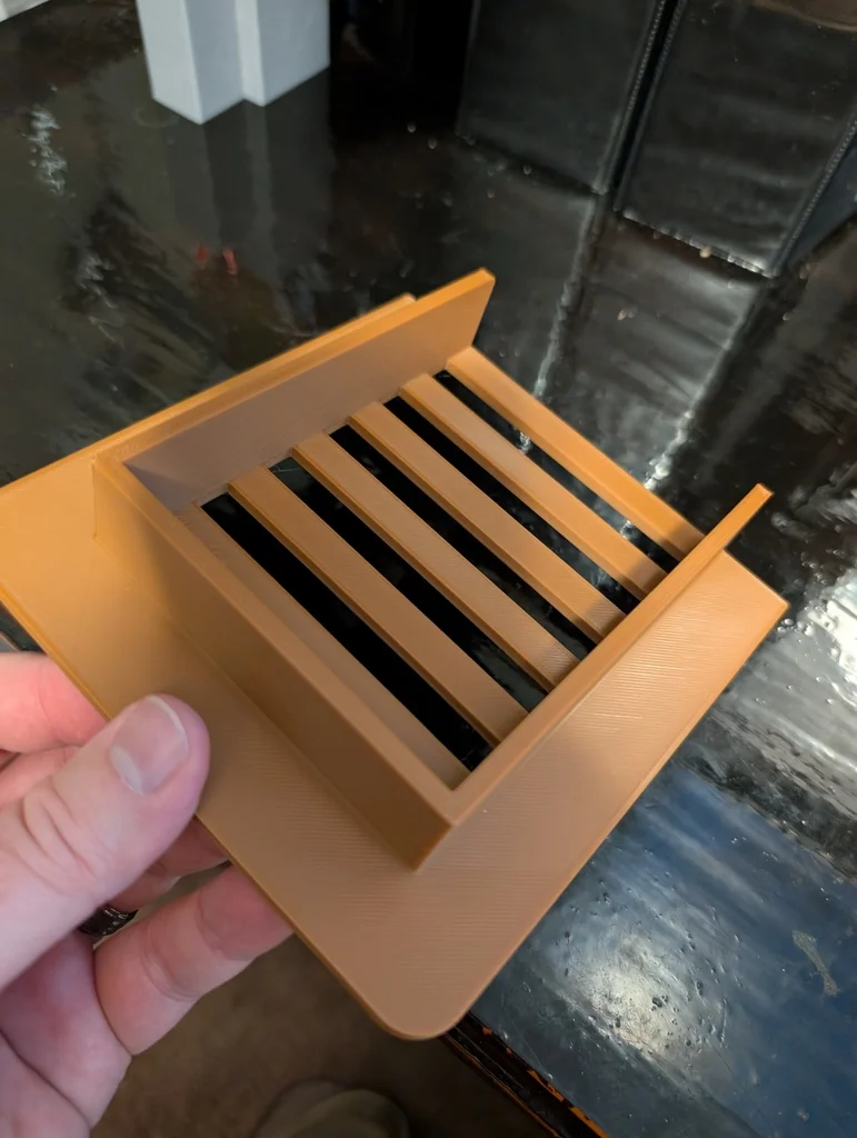 Вентиляционная решетка 4" x 10" (половина)