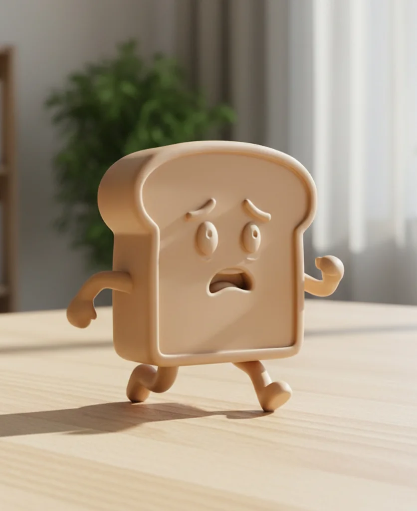 Бегущий тост: Забавный декор для кухни