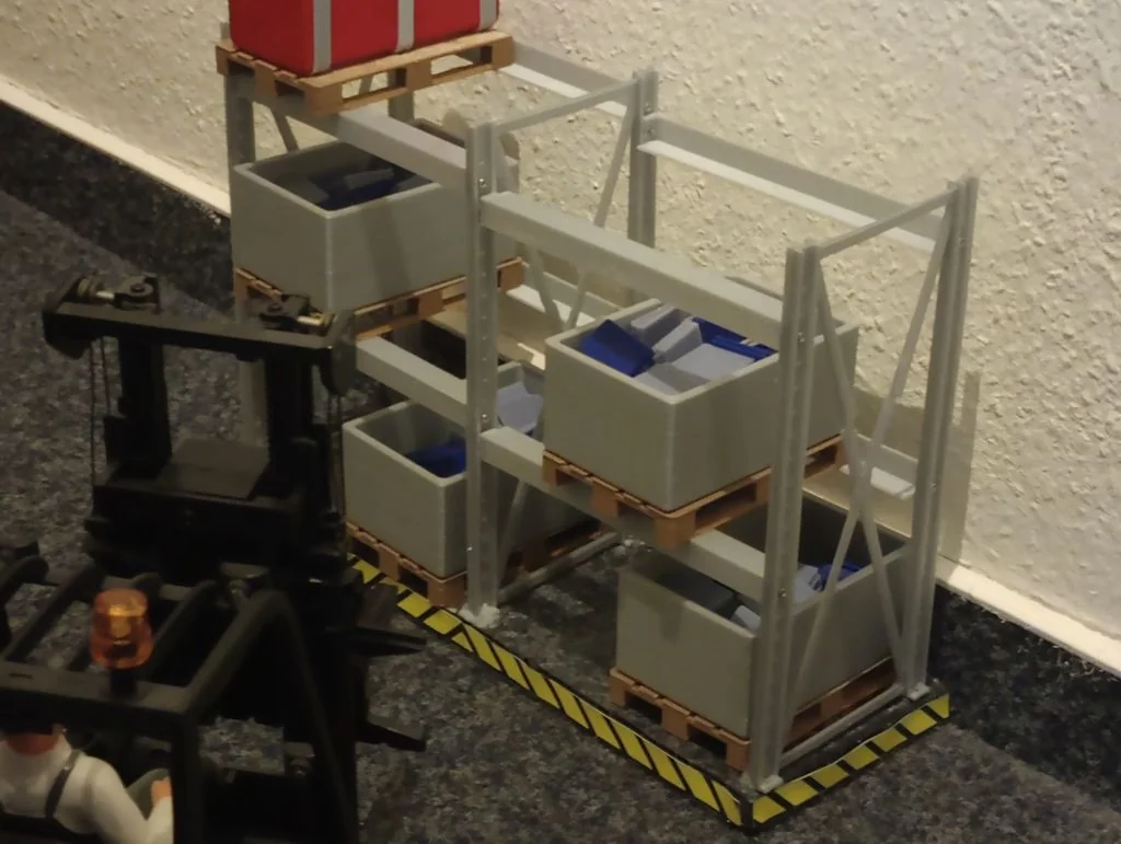 Коробка для EU-поддонов 1:14 для грузовиков Tamiya