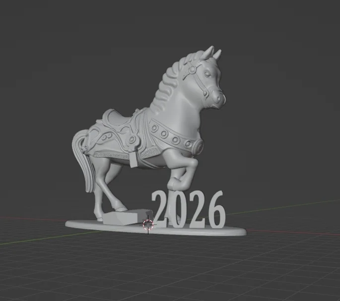 3D Модель Лошади 2026