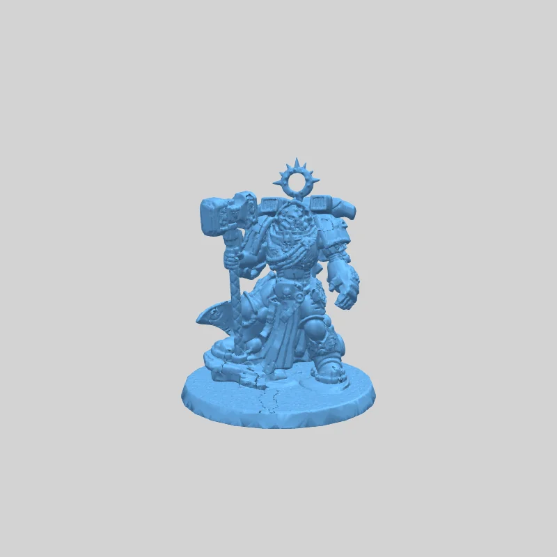 Солдат морской пехоты в стиле научной фантастики