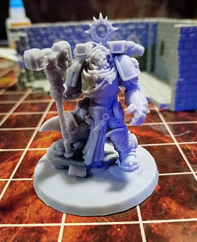 Солдат морской пехоты в стиле научной фантастики