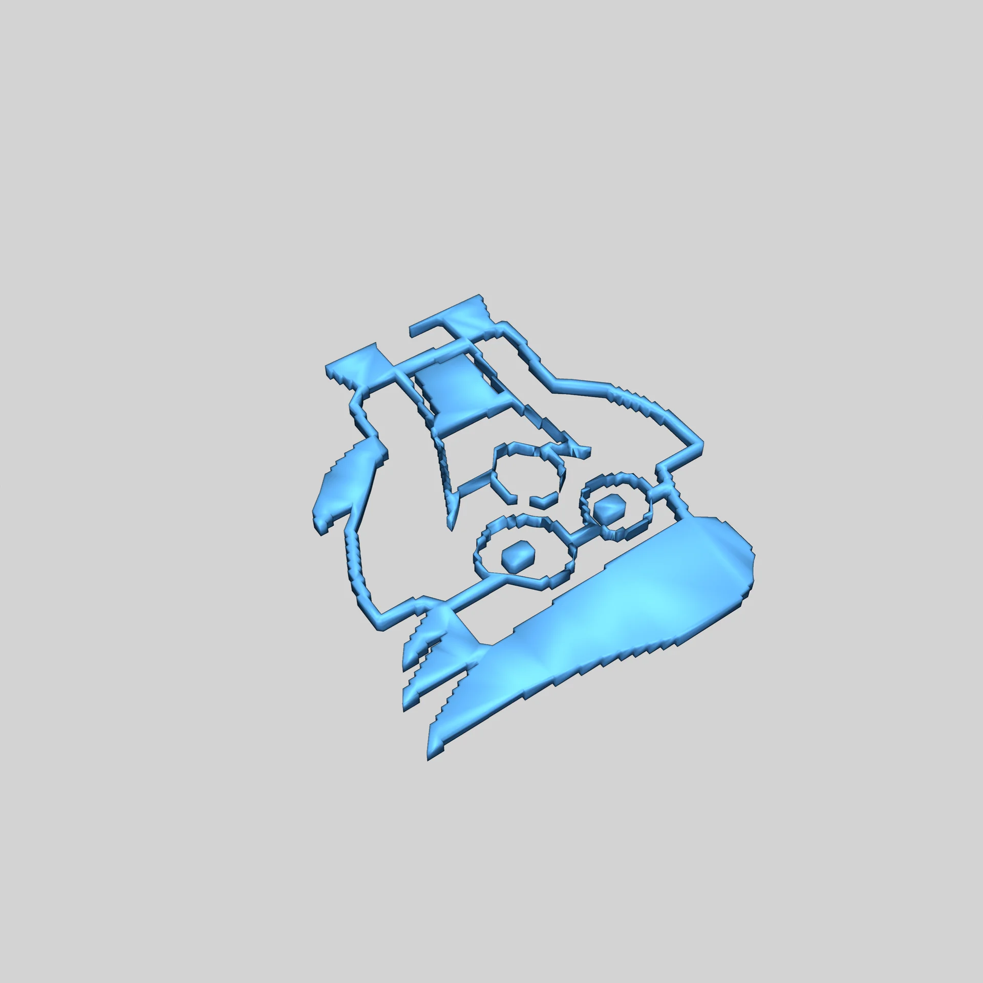 3D-модель Spamton из Deltarune для магнитов