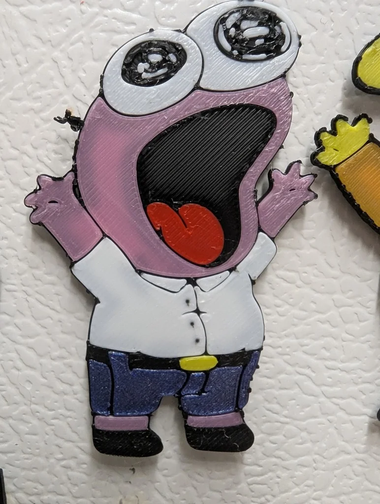 Магнит на холодильник Pim из Smiling Friends