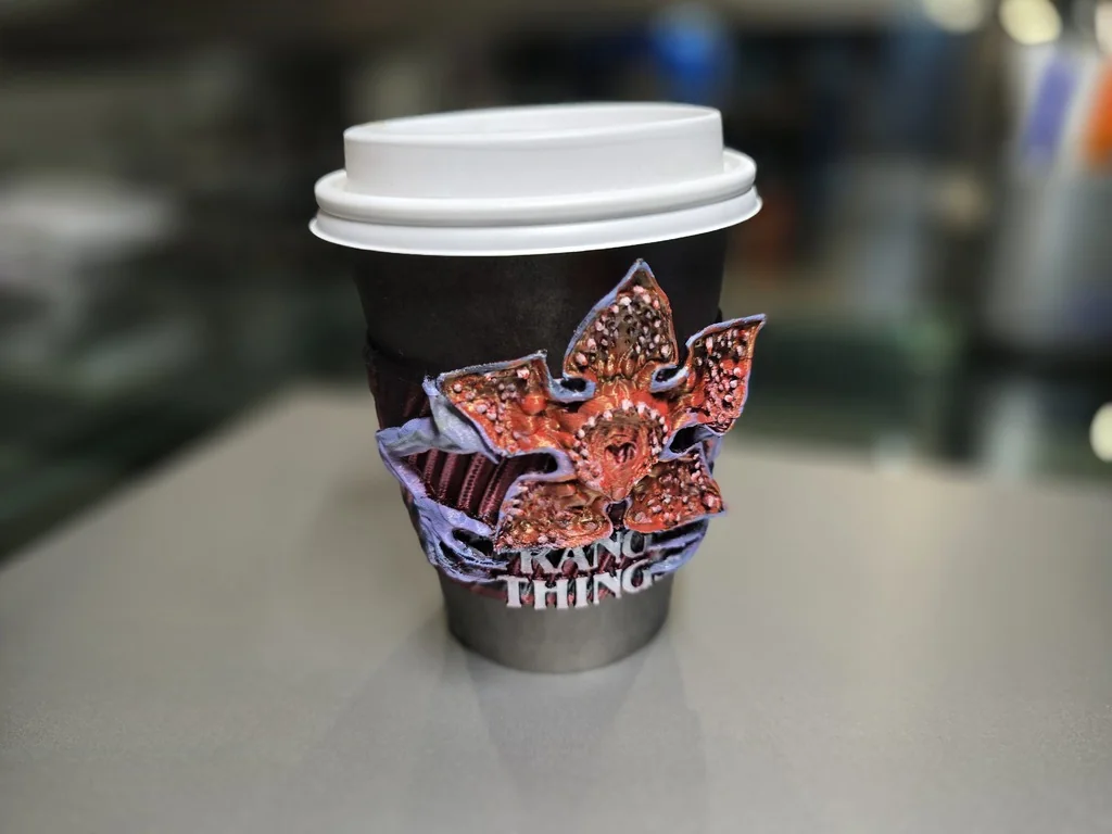 Файла для стакана в стиле Stranger Things