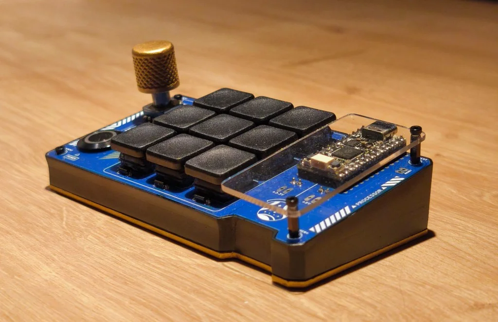 Кастомный Macropad – KB2040 – 3×3 + Энкодер