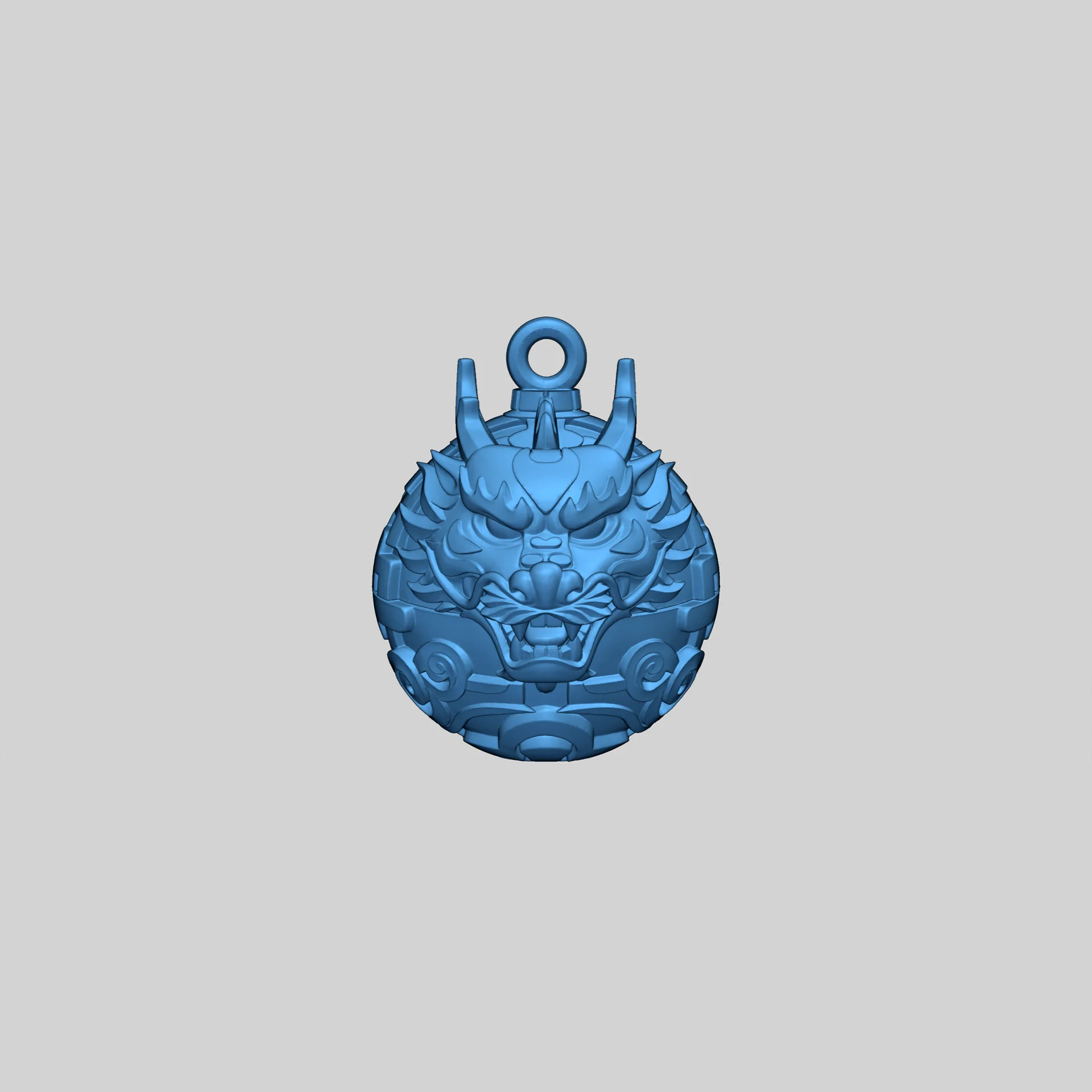 Драконья голова: рождественский шар