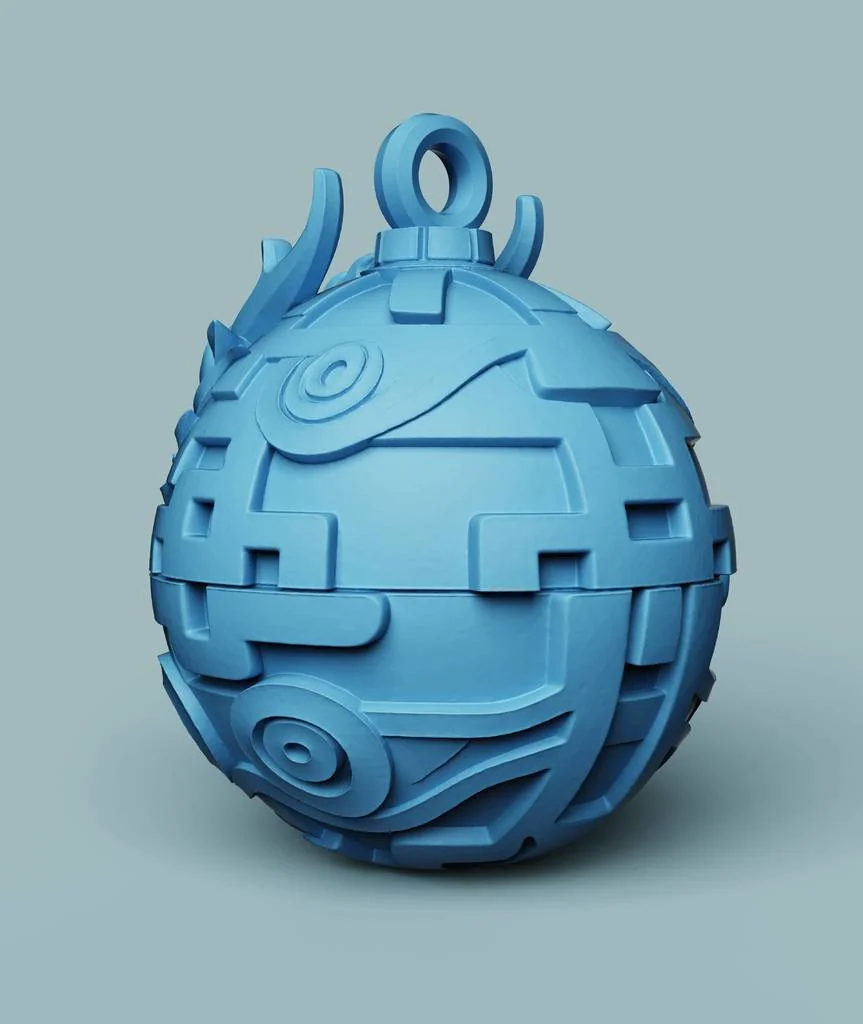 Драконья голова: рождественский шар