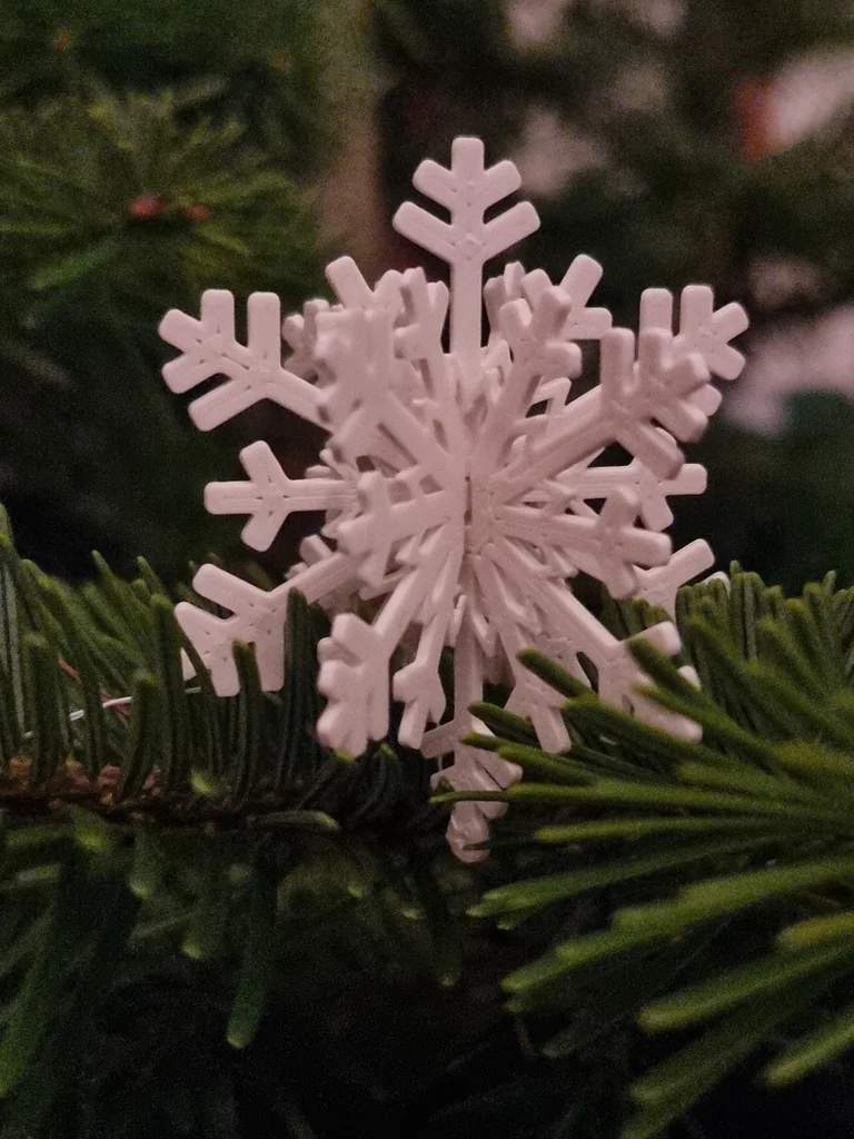 3D модель снежинки TriWing