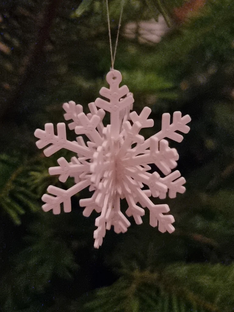 3D модель снежинки TriWing