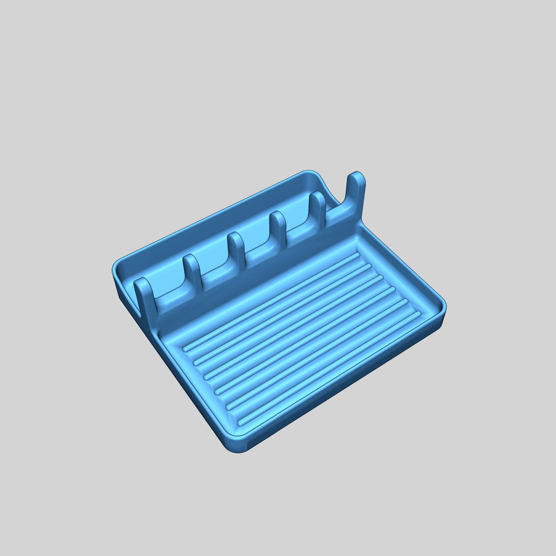 Подставка для лопаток с дренажным лотком