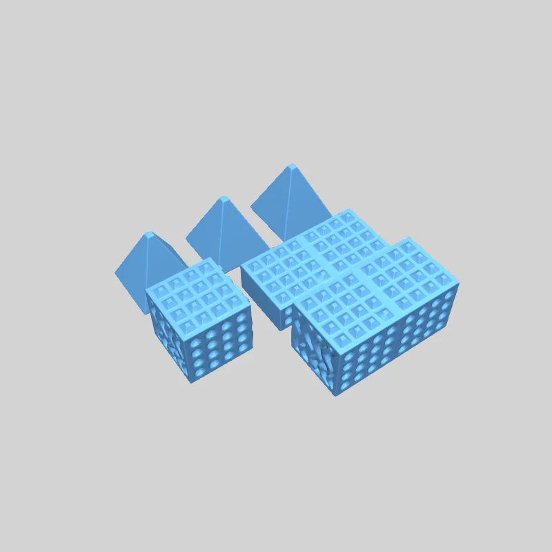 Модульные сенсорные строительные блоки для малышей