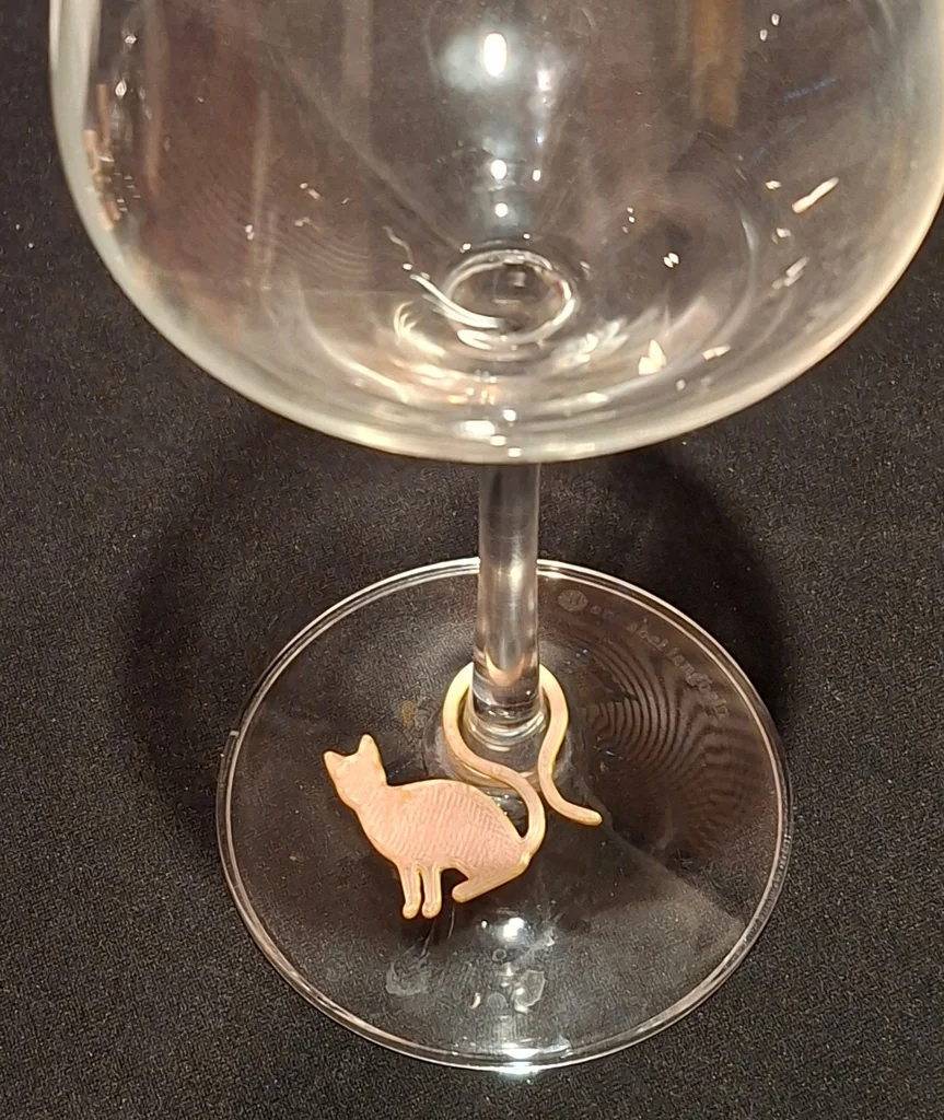 Клипсы для бокалов с кошками