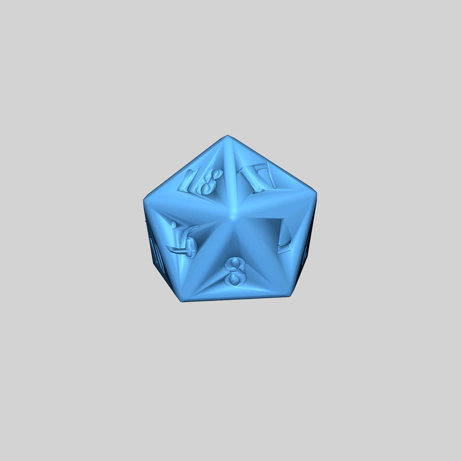 Хранилище для кубиков D20 Turn Down Style