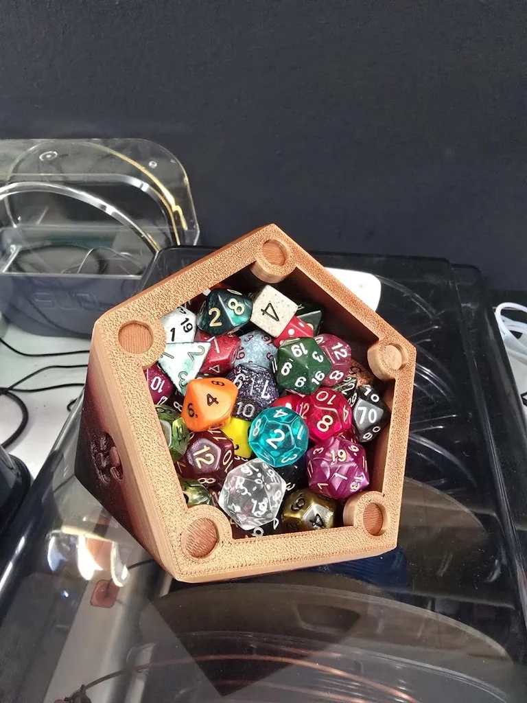 Хранилище для кубиков D20 Turn Down Style