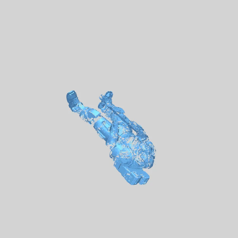 Командующий в мрачном будущем - STL модель для wargaming