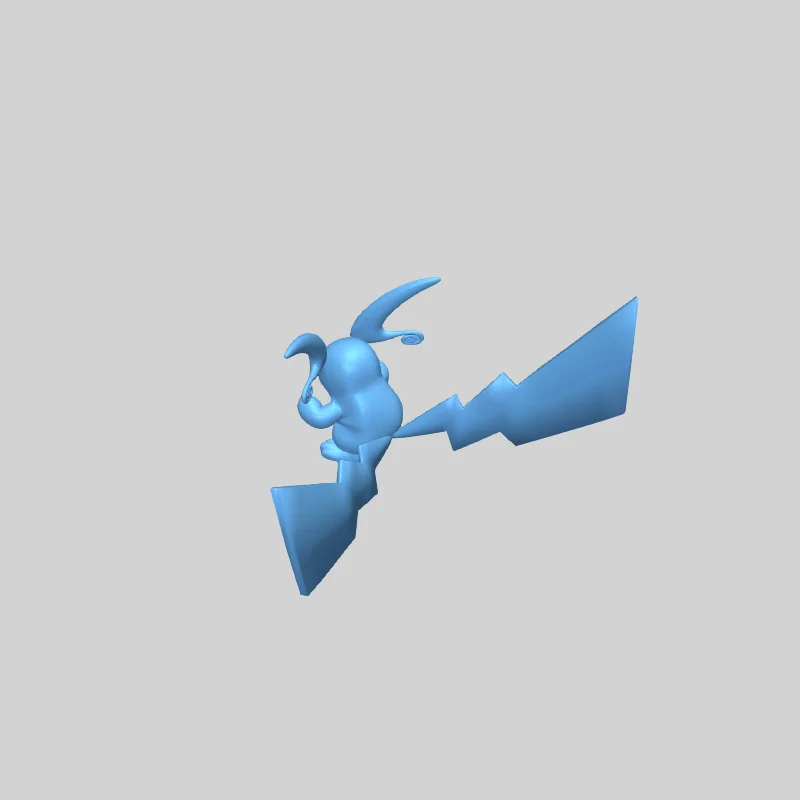 Миниатюра Mega Raichu X для настольных игр