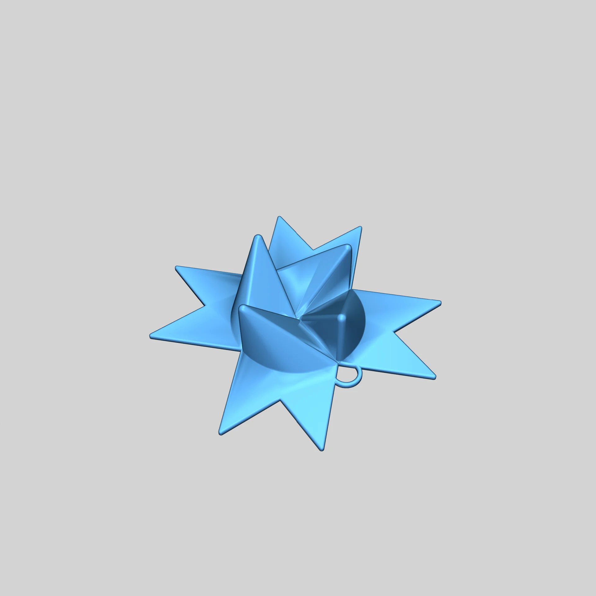 Датская рождественская звезда - без поддержки