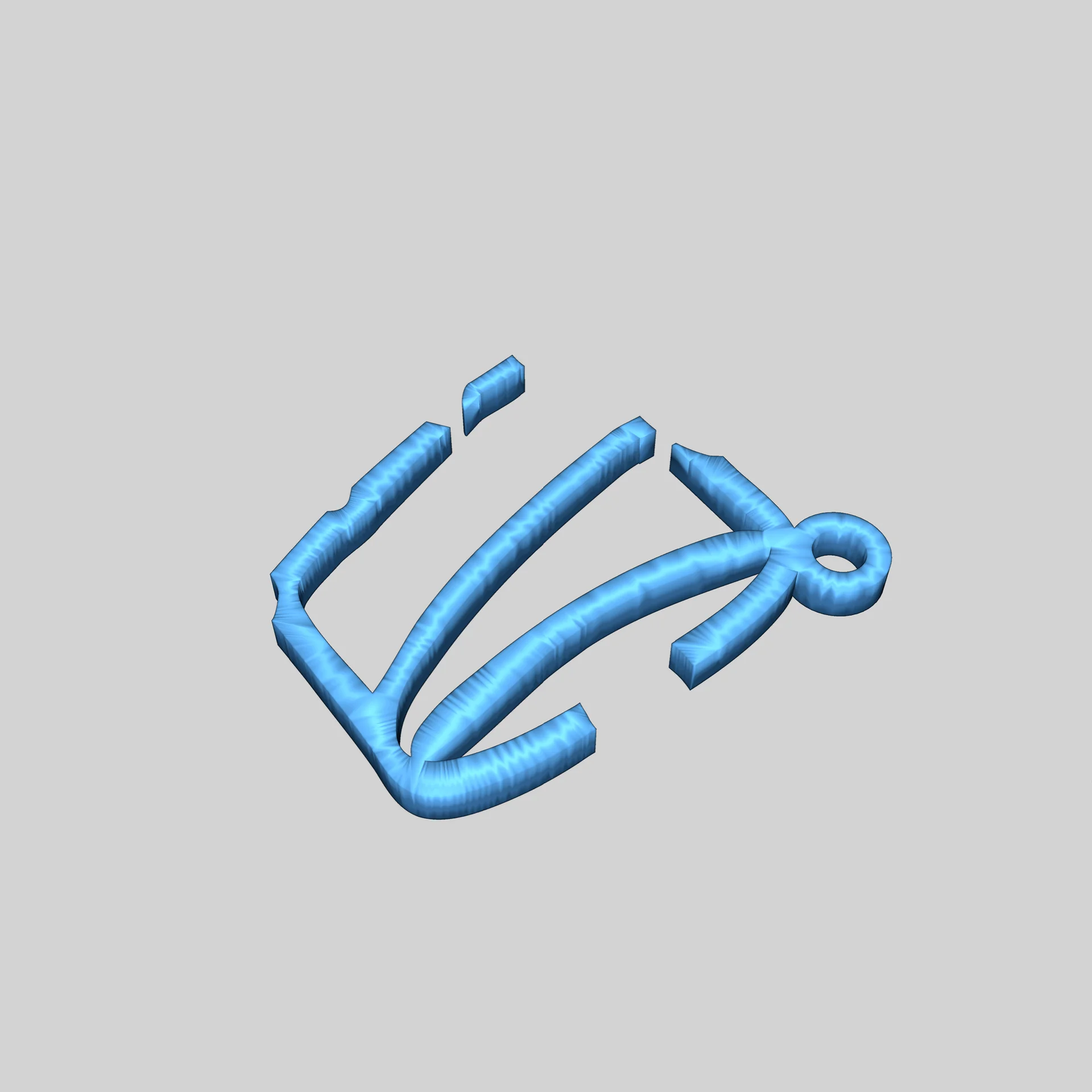 Рождественская свеча-орнамент