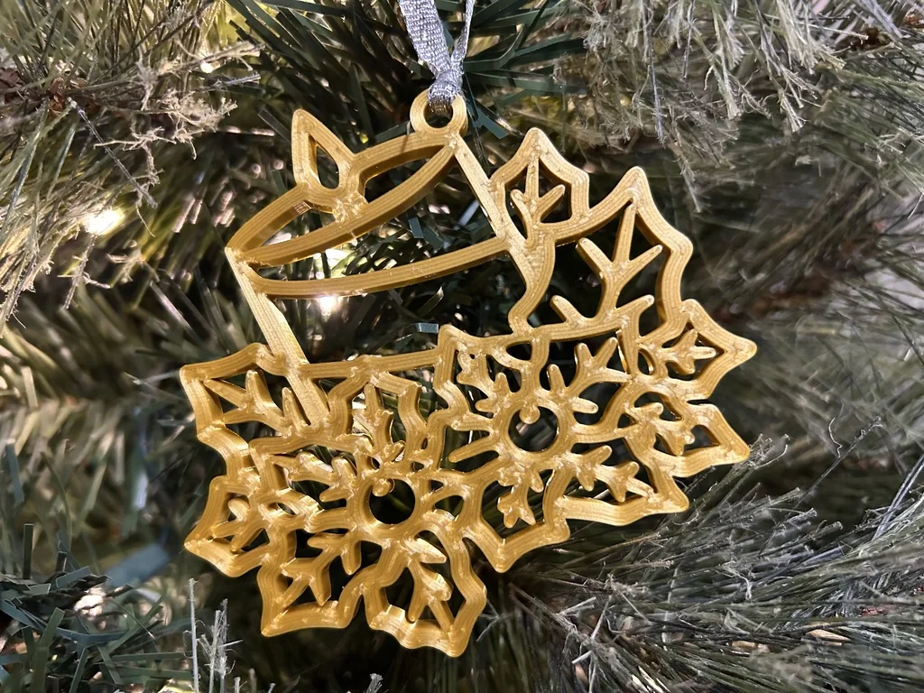 Рождественская свеча-орнамент