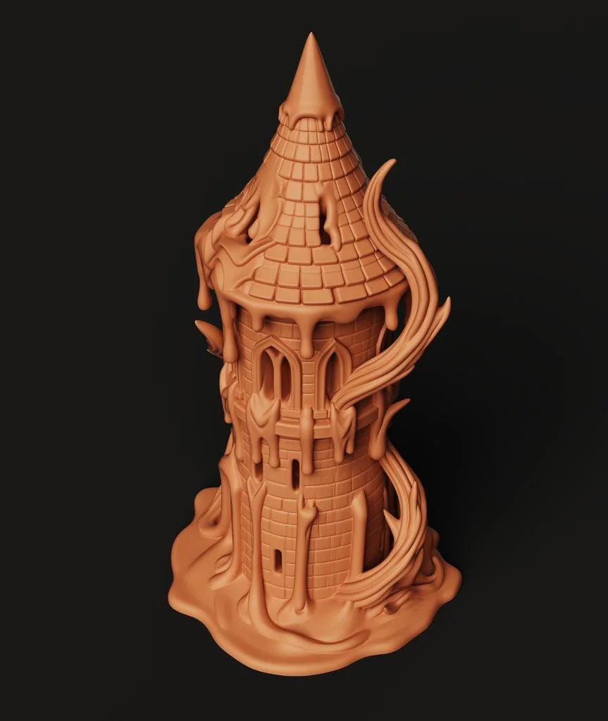 Башня Ужаса: 3D модель для настольных RPG