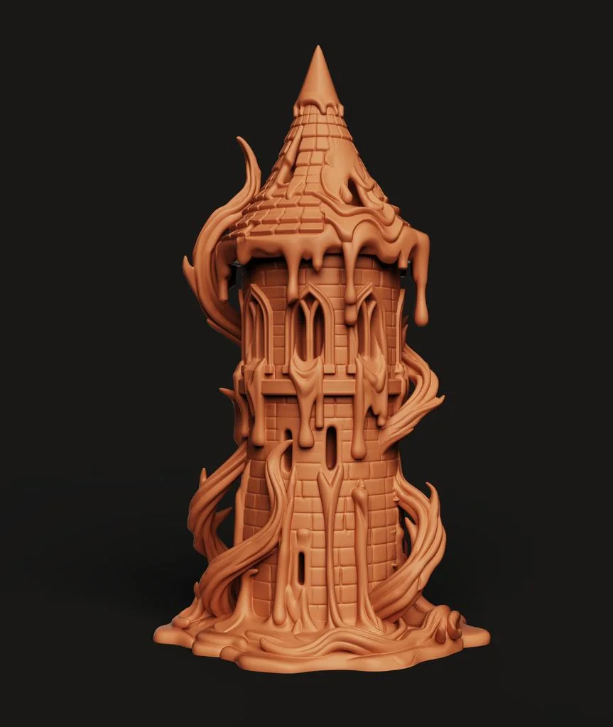 Башня Ужаса: 3D модель для настольных RPG