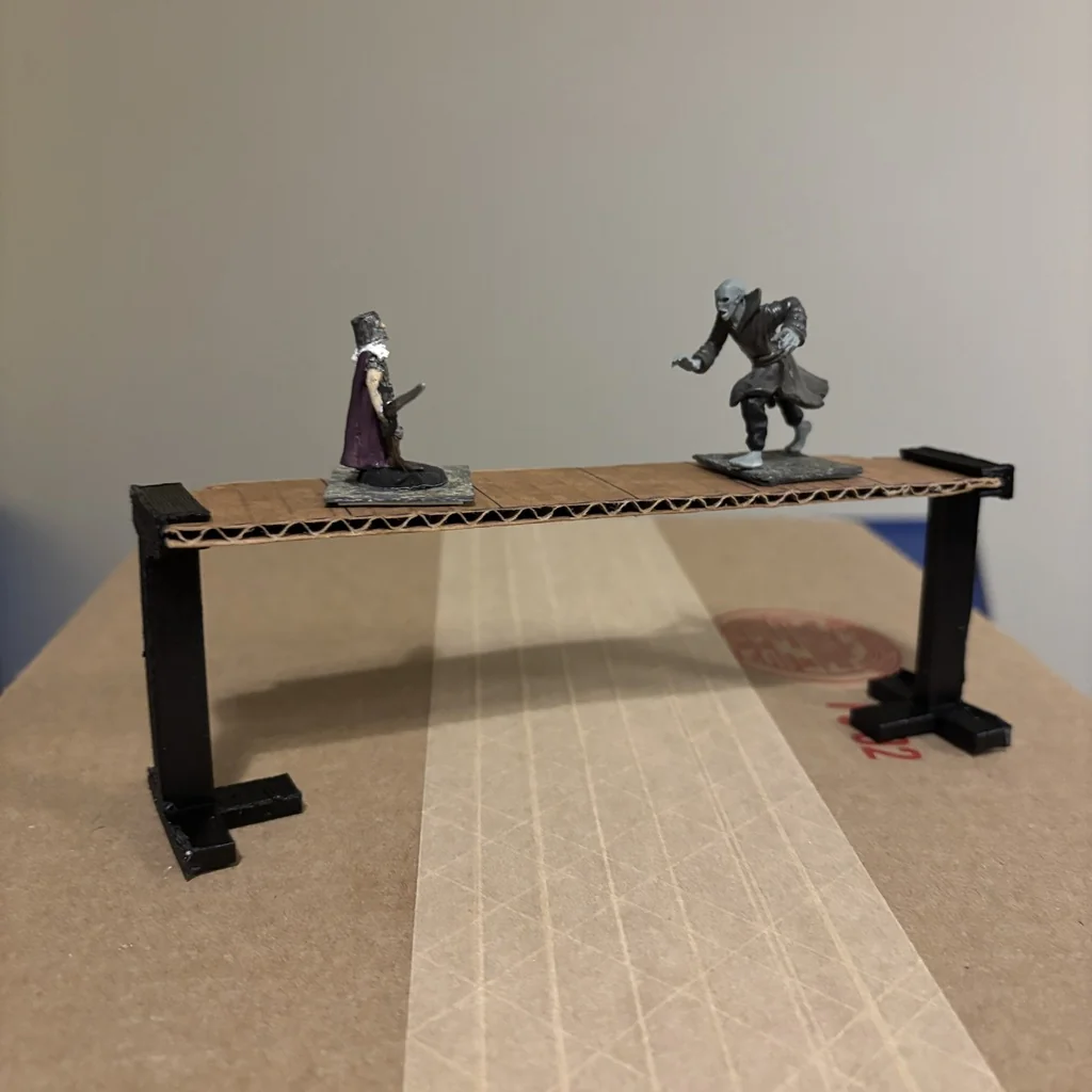 Картонный ландшафт - Подставки для платформ - 1 квадрат