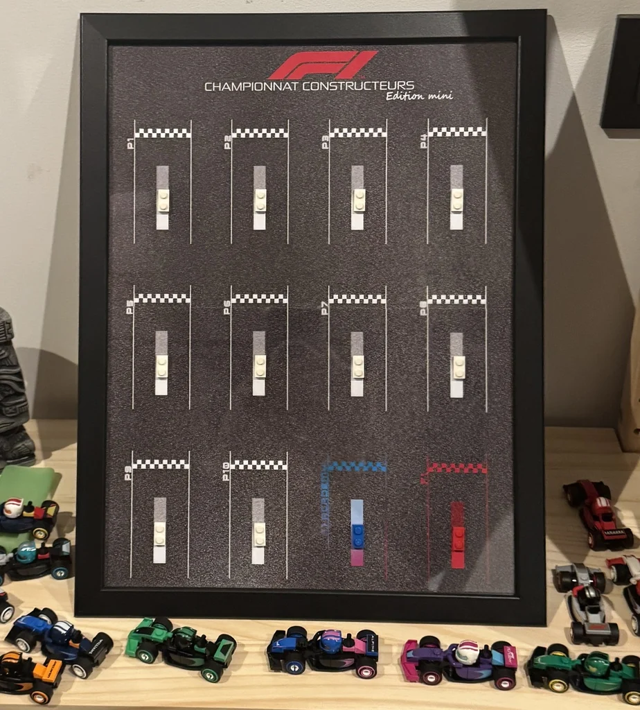 Лего 71049 Мини F1: Настенный держатель