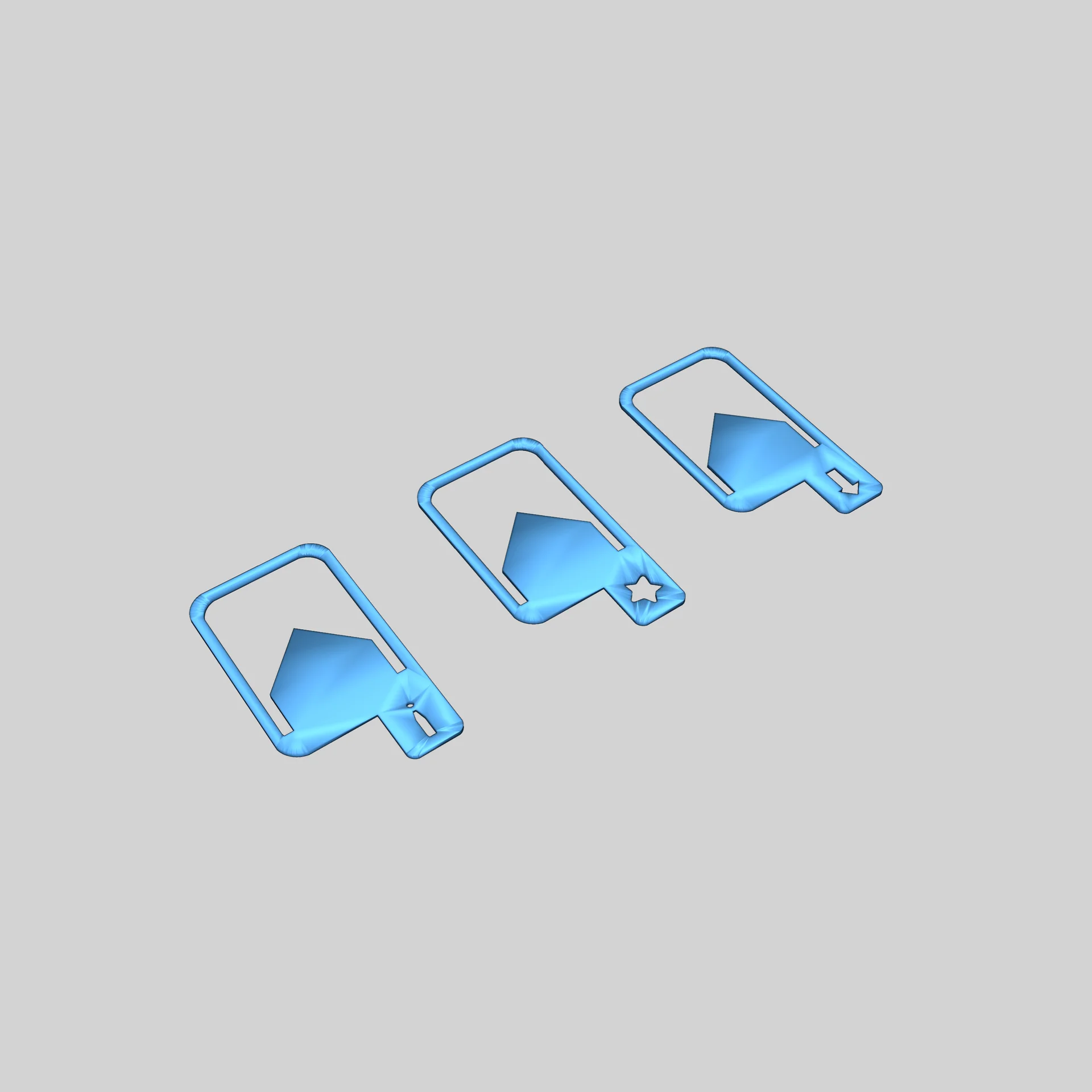 Модель скрепок для бумаги