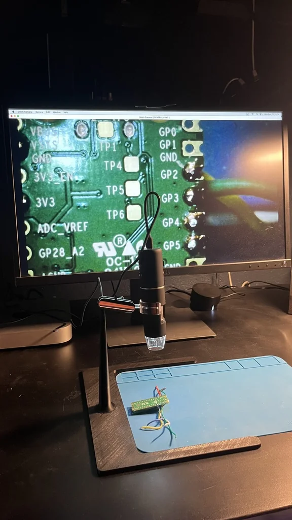 Держатель для USB-микроскопа