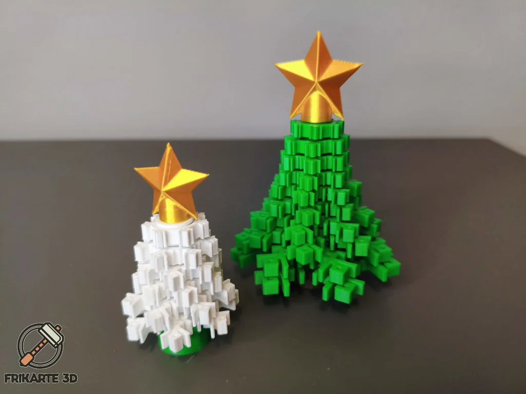 3D Модель: Крутящийся Снежинка Рождественская Елка