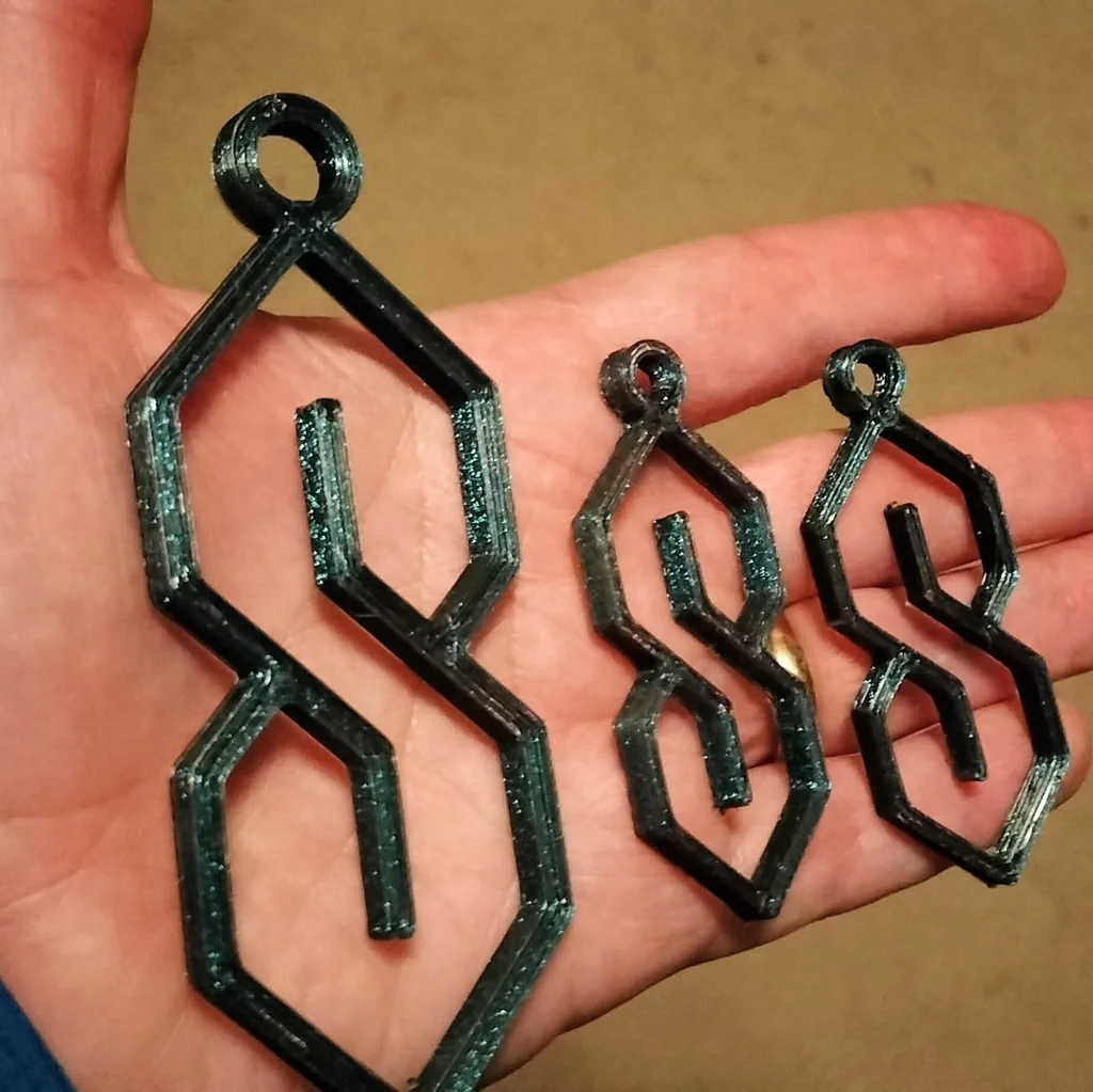 Подвеска и серьги Cool S из 90-х