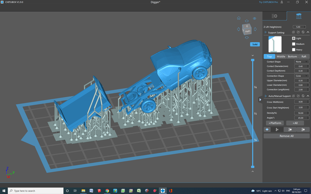 3D-модель Тойота Утес