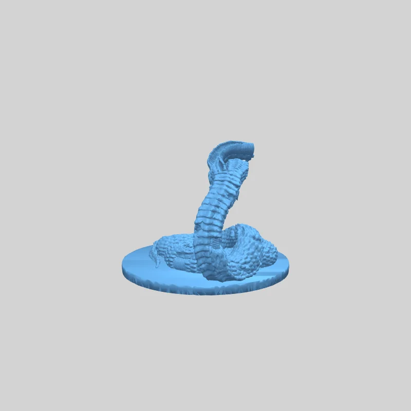 Модель двухголовой зомби-змеи