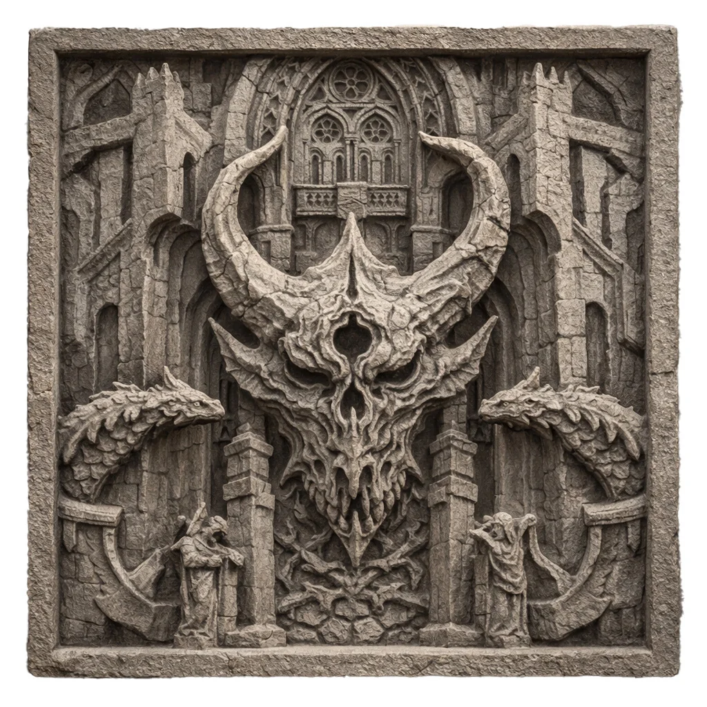 Demon Hunter – 3D настенная панель