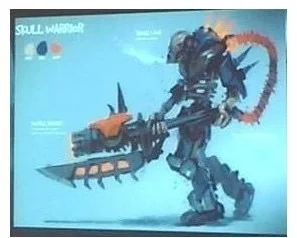 Прототип маски Скелетон Воина Bionicle