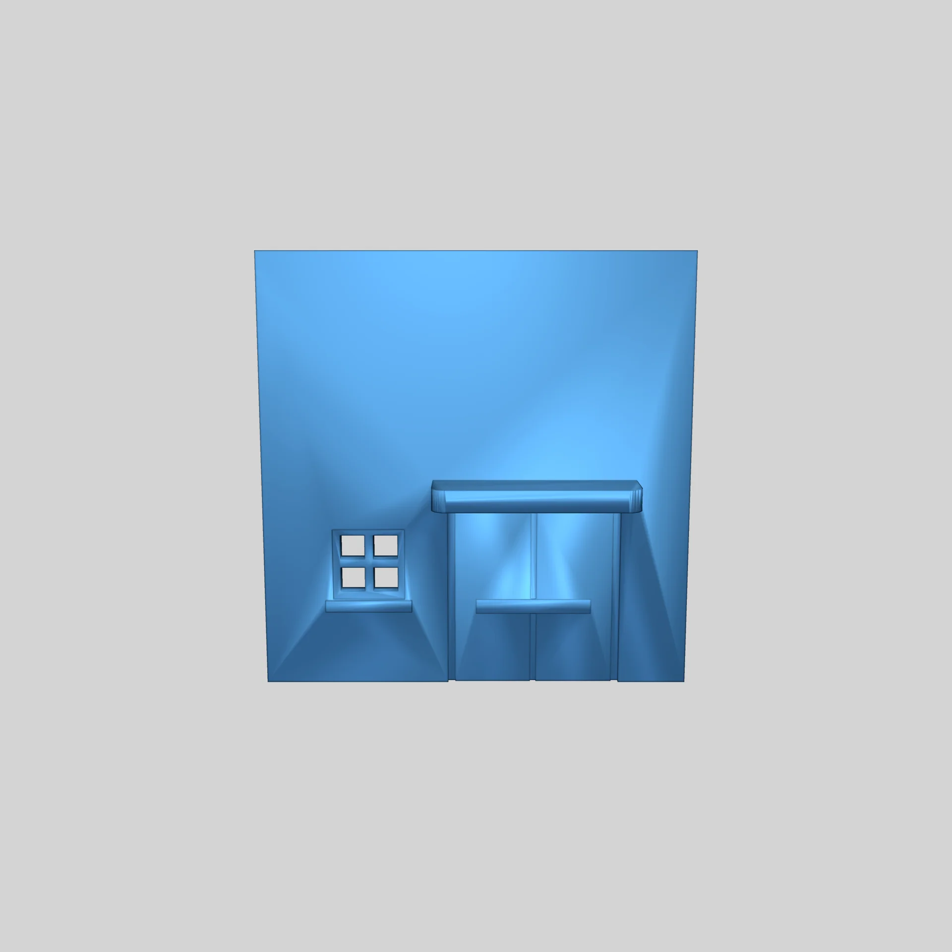 3D Модель Супермаркета (Z-масштаб)