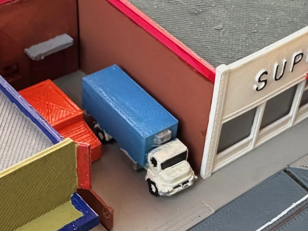 3D Модель Супермаркета (Z-масштаб)