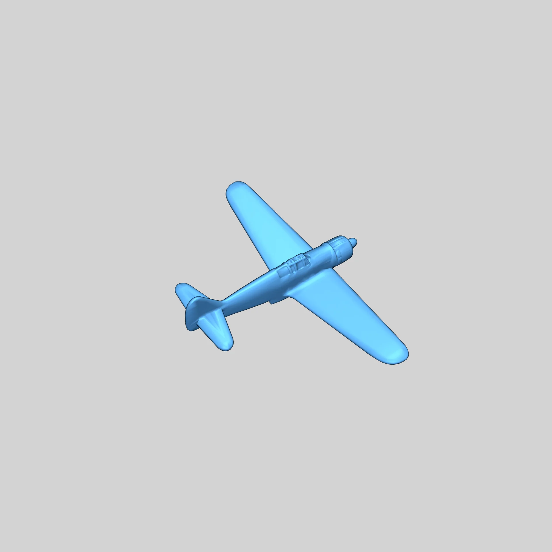 Ki-100 (Тип V истребитель) для FDM принтеров